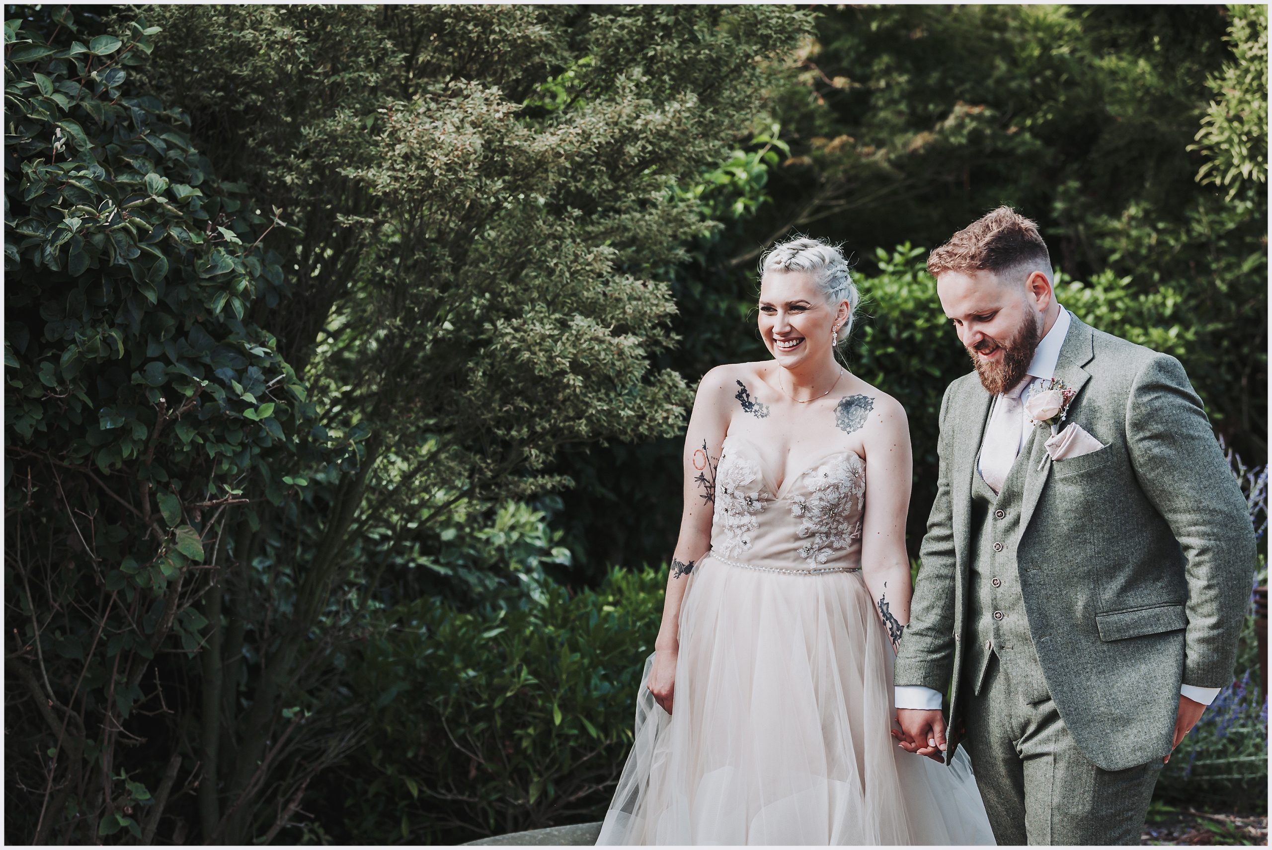Cheshire's Endless Love: Bride and Groom Share a Blissful Moment